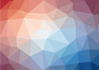 Polygon Multicolor background Abstract vector
