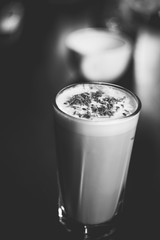latte black and white