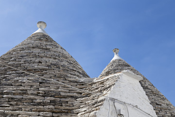 Fototapeta na wymiar Roof of the Trulli