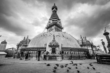 In the search of nirvana- Swyambhunath Stupa, Kathmandu, Nepal