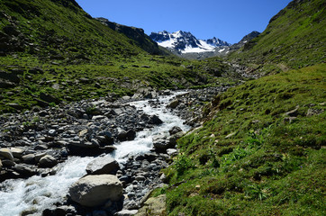 Bieltal im Silvrettagebiet, Montafon, Oesterreich