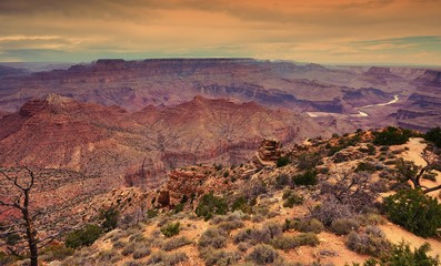 South Rim Grand Canyon, Arizona, US.