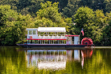 River Boat on Calm Green River
