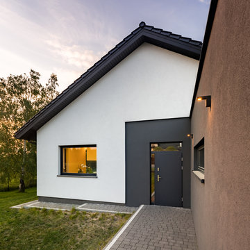 House with entry pathway