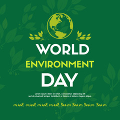 World environment day design card