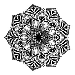 Mandalas for coloring  book. Decorative round ornaments. Unusual flower shape. Oriental vector, Anti-stress therapy patterns. Weave design elements. Yoga logos Vector.