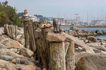 Fototapeta premium Kunst am Strand