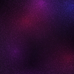 Simple cosmic background with stars and nebulae. Vector background for your creativity