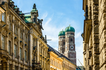 Famous Munich Cathedral - Liebfrauenkirche