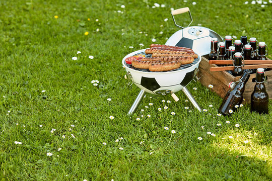 Celebration barbecue for the World Cup Soccer
