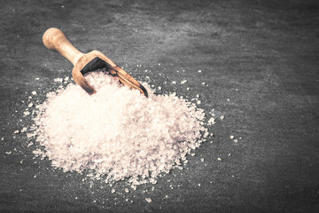 Sea salt on a pile