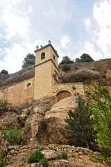 Fototapeta na wymiar Church of the Virgen de la Balma, Zorita del Maestrazgo, Castellon province, Spain