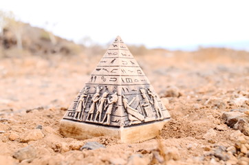 Egyptian Pyramid Model Miniature