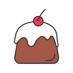 Pudding color icon