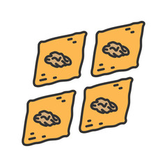 Baklava color icon