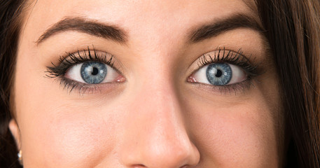 Obraz premium Macro - Close up of woman eyes