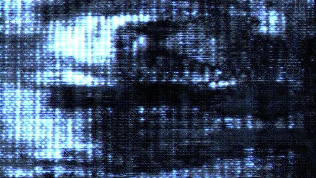 Future Tech 0216: Futuristic technology wireframe fluctuation (Loop).
