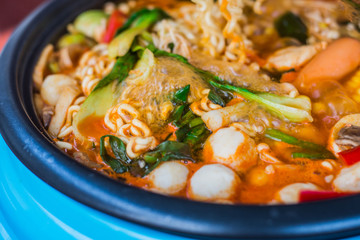 The family likes to eat Shabu Shabu.