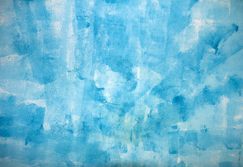 bstract blue watercolor natural background
