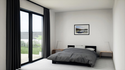 Perspective 3d chambre 02