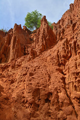 The Bong Lai or Suoi Tre Red Canyons near Mui Ne in south central Bình Thuan Province, Vietnam
