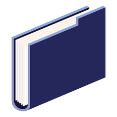 file folder isometric icon vector illustration design