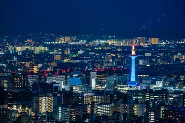 Foto op Plexiglas Nacht uitzicht op Kyoto © Sumire_Sumire