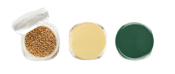 Instant Coffee Jar Isolated