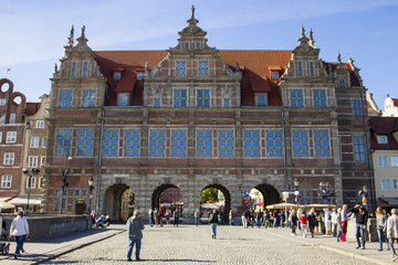 The "Green Gate"  in Gdansk, Poland