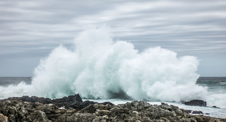 Big crashing wave at Tsitsikamma