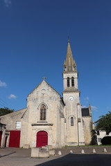 Fototapeta na wymiar Nouvelle-Aquitaine - Charente-Maritime - Aigrefeuille d'Aunis - Eglise Saint-Etienne