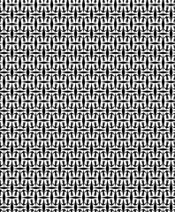 Seamless pattern with sea anchors in black and white 
