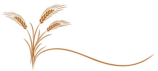 Wheat ear symbol. - obrazy, fototapety, plakaty