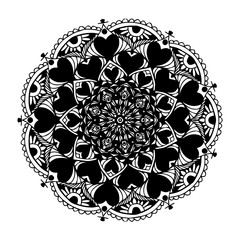 Mandalas for coloring  book. Decorative round ornaments. Unusual flower shape. Oriental vector, Anti-stress therapy patterns. Weave design elements. Yoga logos Vector.