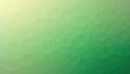 Fototapeta na wymiar Green color triangulated background texture vector