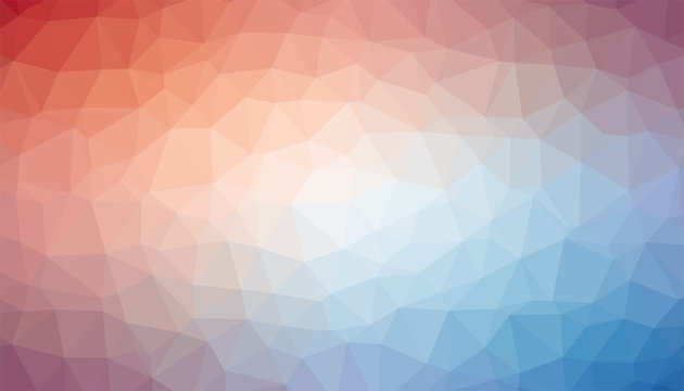 Pink and blue triangulated background texture vector