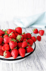 fresh sweet ripe strawberries