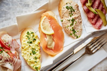 Brötchen; Belegte Brote; Partybrote; Fingerfood