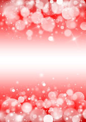 Fototapeta na wymiar Red glitter sparkles rays lights bokeh Festive Elegant abstract background.