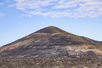 Obraz na płótnie Canvas volcano in Timanfaya national park in Lanzarote