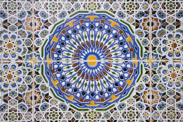 Schilderijen op glas marokko tegel © Federico