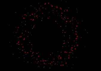 central cycle of scarlet stars of the universe