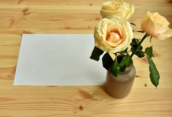 beige roses