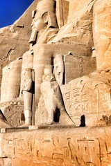 Le Grand Temple d'Abou Simbel en Egypte