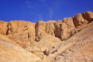 Fototapeta premium La Vallée des Rois sur les rives occidentale du Nil en Egypte