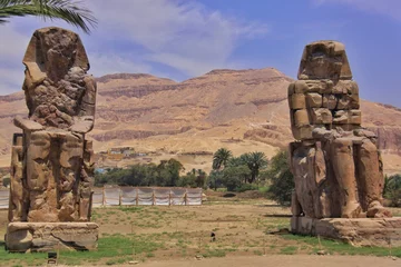 Foto auf Alu-Dibond Les Colosses de Memnon © Cyril PAPOT