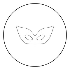 Mask the black color icon in circle or round