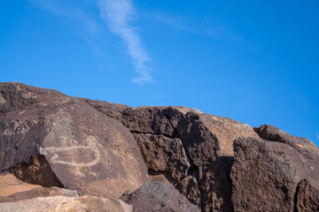 Desert petroglyphs