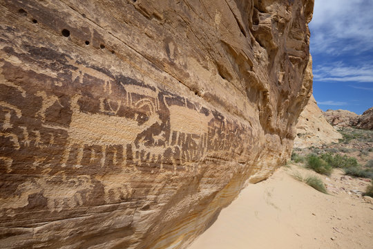 Kohta Circus Petroglyphs, Gold Butte National Monument, NV