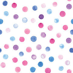 Watercolor vector seamless pattern. Seamless pattern can be used for wallpaper, pattern fills, web page background,surface textures.